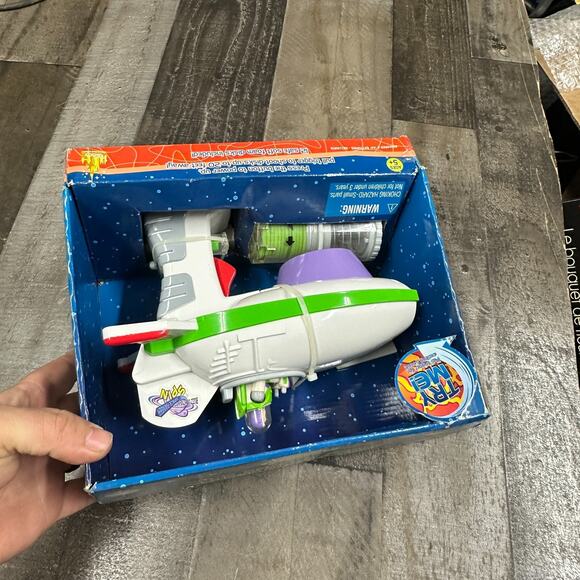 Rare Buzz Lightyears Space Ranger Spin Spaceship Rocket Disc Shooter Disney Park - Picture 2 of 12